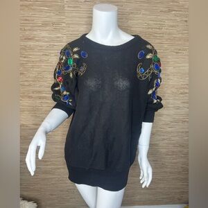 Vintage Beaded Sweater